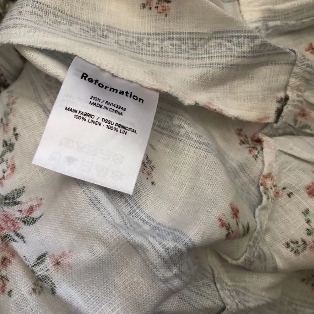 SalešReformation Belgium Linen Dress - Surrey - Picture 7 of 8